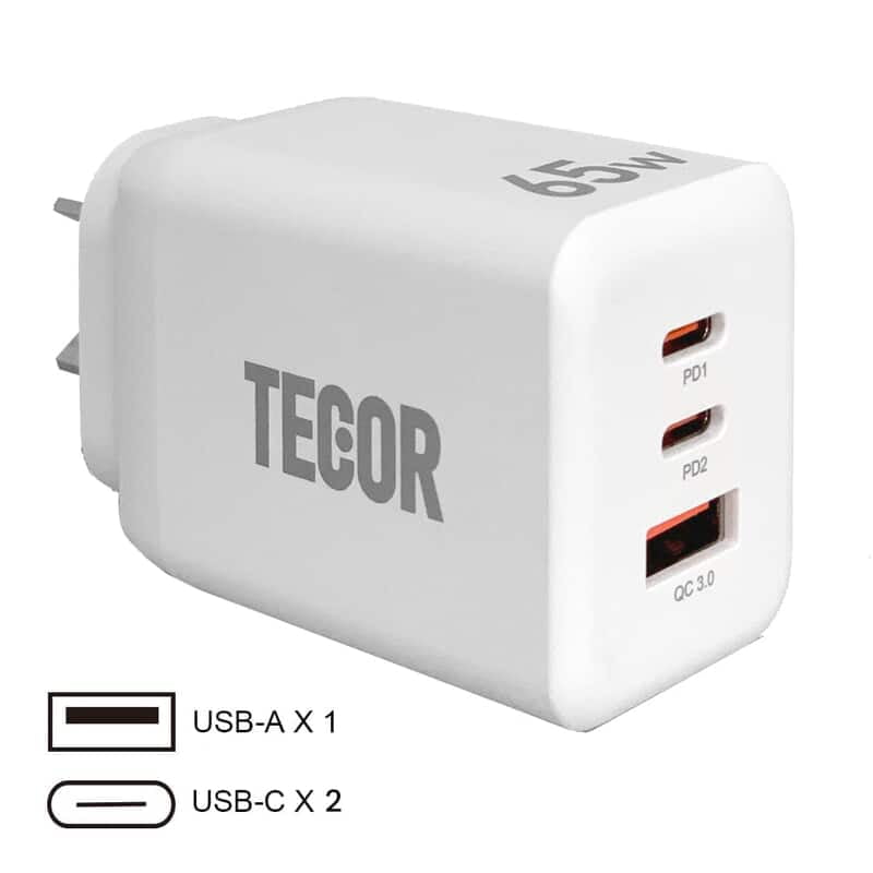 Charger 3port 65W GaN Fast charger